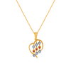 14K (585) Yellow Gold and Diamond Pendant for Women