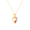 14K (585) Yellow Gold and Diamond Pendant for Women