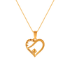 14K (585) Yellow Gold and Diamond Pendant for Women