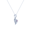 14K (585) White Gold and Diamond Pendant for Women