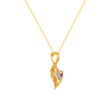 14K (585) Yellow Gold and Diamond Pendant for Women