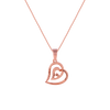 14K (585) Rose Gold and Diamond Pendant for Women