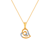 14K (585) Yellow Gold and Diamond Pendant for Women