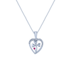 14K (585) White Gold and Diamond Pendant for Women