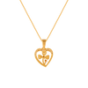 14K (585) Yellow Gold and Diamond Pendant for Women