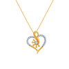 14K (585) Yellow Gold and Diamond Pendant for Women