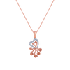 14K (585) Rose Gold and Diamond Pendant for Women