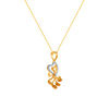 14K (585) Yellow Gold and Diamond Pendant for Women