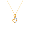 14K (585) Yellow Gold and Diamond Pendant for Women