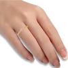 14KT (585) Yellow Gold and Diamond Ring for Women