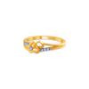 14K (585) Yellow Gold and Diamond Ring for Women