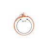 14K (585) Rose Gold and Diamond Ring for Women