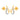 14k (585) Yellow Gold and Diamond Stud Earrings for Women