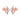 14k (585) Rose Gold and Diamond Stud Earrings for Women