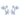 14k (585) White Gold and Diamond Stud Earrings for Women