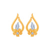 14k (585) Yellow Gold and Diamond Stud Earrings for Women