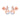 14k (585) Rose Gold and Diamond Stud Earrings for Women