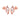 14k (585) Rose Gold and Diamond Stud Earrings for Women