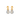 14KT (585) Yellow Gold and Diamond Stud Earrings for Women