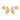 14k (585) Yellow Gold and Diamond Stud Earrings for Women