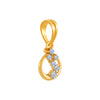 14k (585) Yellow Gold and Diamond Pendant for Women