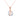 14k (585) Rose Gold and Diamond Pendant for Women