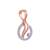 14k (585) Rose Gold and Diamond Pendant for Women