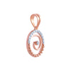 14k (585) Rose Gold and Diamond Pendant for Women