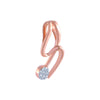 14k (585) Rose Gold and Diamond Pendant for Women