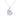 14k (585) White Gold and Diamond Pendant for Women