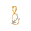 14k (585) Yellow Gold and Diamond Pendant for Women