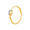 14k (585) Yellow Gold and Diamond Ring for Women