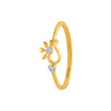 14k (585) Yellow Gold and Diamond Ring for Women