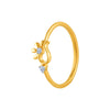 14k (585) Yellow Gold and Diamond Ring for Women