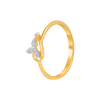 14KT (585) Yellow Gold and Diamond Ring for Women