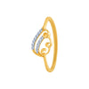 14k (585) Yellow Gold and Diamond Ring for Women