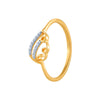 14k (585) Yellow Gold and Diamond Ring for Women