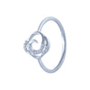 14k (585) White Gold and Diamond Ring for Women