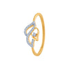 14k (585) Yellow Gold and Diamond Ring for Women