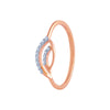 14k (585) Rose Gold and Diamond Ring for Women