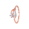 14KT (585) Rose Gold and Diamond Ring for Women