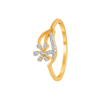 14KT (585) Yellow Gold and Diamond Ring for Women