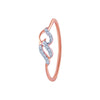 14k (585) Rose Gold and Diamond Ring for Women