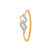 14k (585) Yellow Gold and Diamond Ring for Women