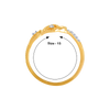 14KT (585) Yellow Gold and Diamond Ring for Women