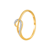 14KT (585) Yellow Gold and Diamond Ring for Women