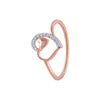 14k (585) Rose Gold and Diamond Ring for Women