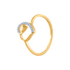 14k (585) Yellow Gold and Diamond Ring for Women