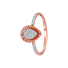 14KT (585) Rose Gold and Diamond Ring for Women