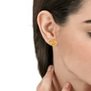 14KT (585) Yellow Gold Stud Earrings for Women